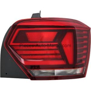 FEU ARRIÈRE DROIT AVEC PORTE-LAMPE P21W VOLKSWAGEN POLO MAROC