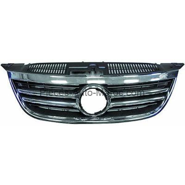 GRILLE DE CALANDRE CHROME NOIR VOLKSWAGEN TIGUAN MAROC