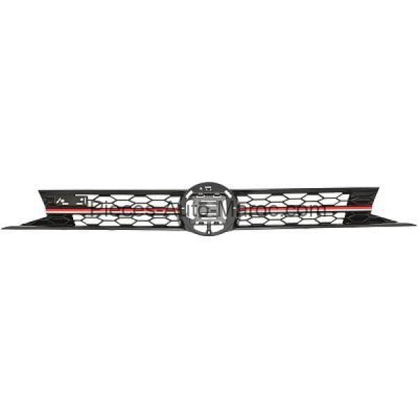 GRILLE DE CALANDRE NOIR ROUGE VOLKSWAGEN POLO MAROC
