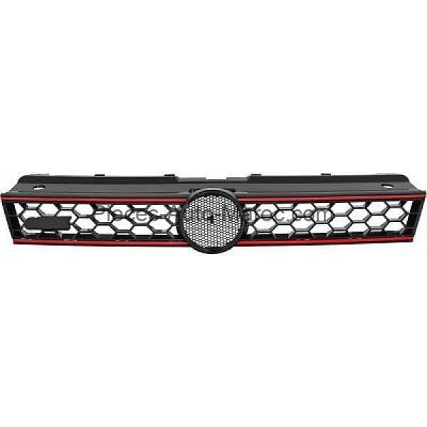 GRILLE DE CALANDRE ROUGE NOIR VOLKSWAGEN POLO MAROC