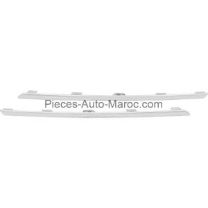 JEU DE BAGUETTES ET BANDES PROTECTRICES GRILLE DE CALANDRE CHROME SUPÉRIEURE RENAULT KADJAR maroc