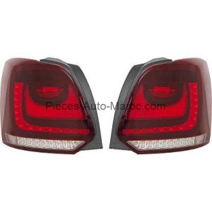 KIT DE FEUX ARRIÈRES ROUGE FEU STOP À LED VOLKSWAGEN POLO MAROC
