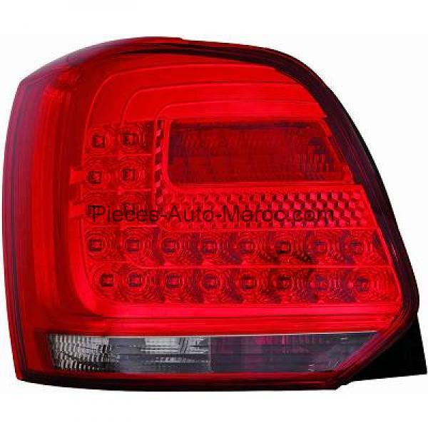 KIT DE FEUX ARRIÈRES ROUGE NOIR VOLKSWAGEN POLO MAROC