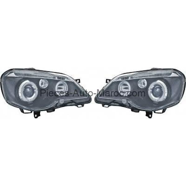 SET DE DEUX PHARES PRINCIPAUX H1 H1 ÉLECTRIQUE VOLKSWAGEN POLO MAROC