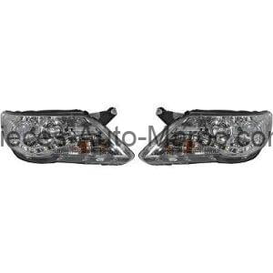 SET DE DEUX PHARES PRINCIPAUX H7 H1 AVEC CORRECTEUR VOLKSWAGEN TIGUAN MAROC