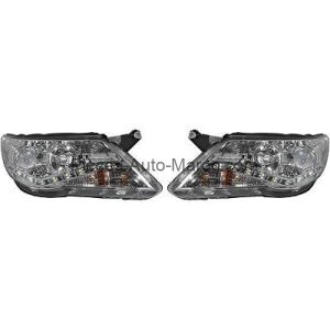 SET DE DEUX PHARES PRINCIPAUX H7 H1 AVEC CORRECTEUR VOLKSWAGEN TIGUAN MAROC