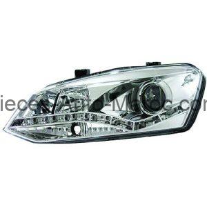 SET DE DEUX PHARES PRINCIPAUX H7 H1 CHROME VOLKSWAGEN POLO MAROC