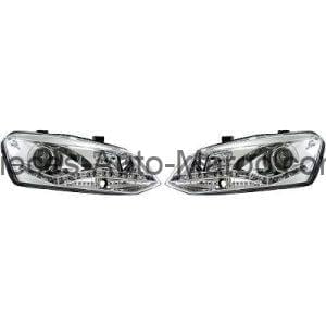 SET DE DEUX PHARES PRINCIPAUX H7 H1 LED VOLKSWAGEN POLO MAROC