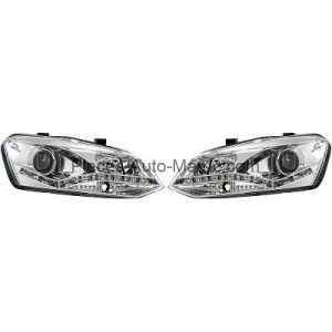 SET DE DEUX PHARES PRINCIPAUX H7 H1 LED VOLKSWAGEN POLO MAROC