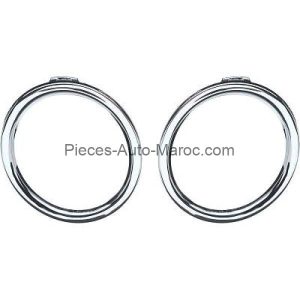 CADRE ANTIBROUILLARD CHROME KIT FORME ROND RENAULT CLIO MAROC