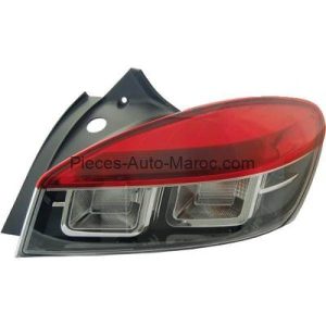 FEU ARRIÈRE DROIT AVEC PORTE-LAMPE AVEC AMPOULES RENAULT MEGANE COUPE MAROC