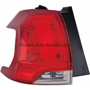 FEU ARRIÈRE DROIT EXTÉRIEURE SANS PORTE-LAMPE PEUGEOT 2008 MAROC