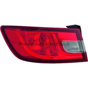 FEU ARRIÈRE DROIT SANS PORTE-LAMPE RENAULT CLIO MAROC