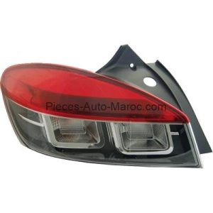 FEU ARRIÈRE GAUCHE AVEC PORTE-LAMPE AVEC AMPOULES RENAULT MEGANE COUPE MAROC
