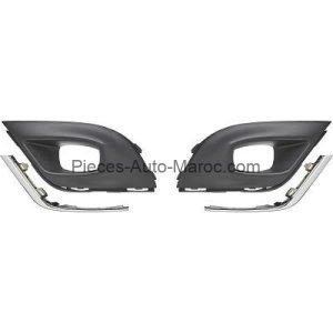 GRILLE DE PARE CHOCS AVANT DROIT AVANT GAUCHE POUR ANTIBROUILLARD RENAULT CLIO MAROC