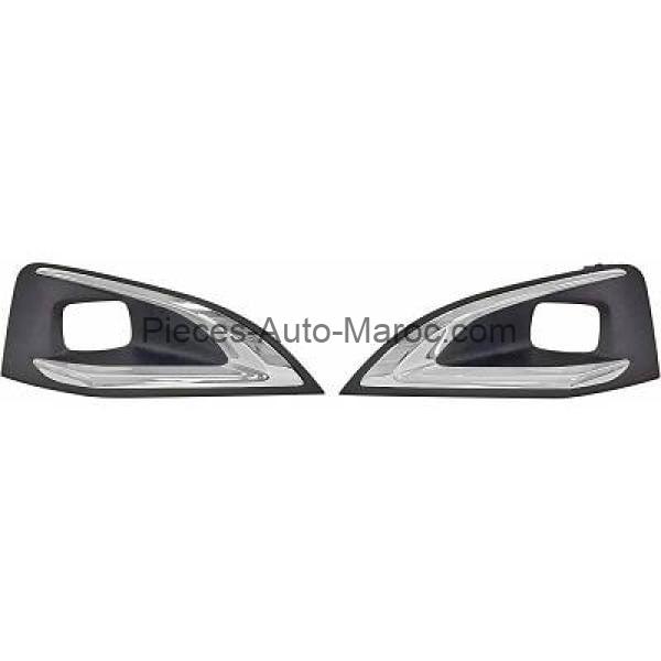 GRILLE DE PARE CHOCS DROIT GAUCHE POUR ANTIBROUILLARD PEUGEOT 3008