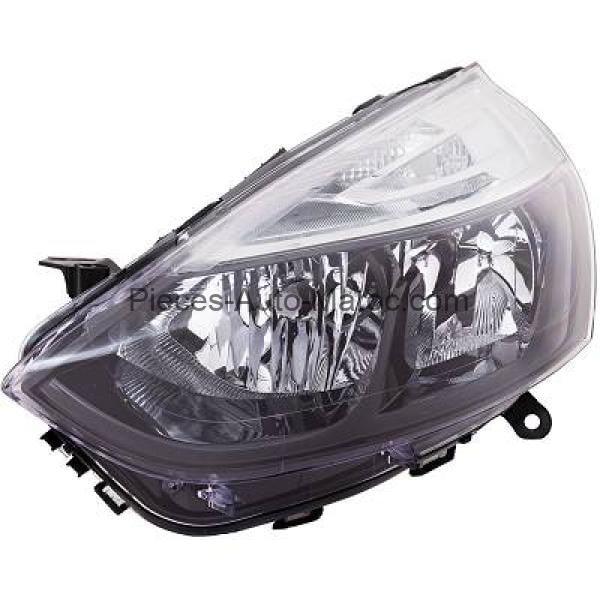 PHARE GAUCHE NOIR RENAULT CLIO MAROC