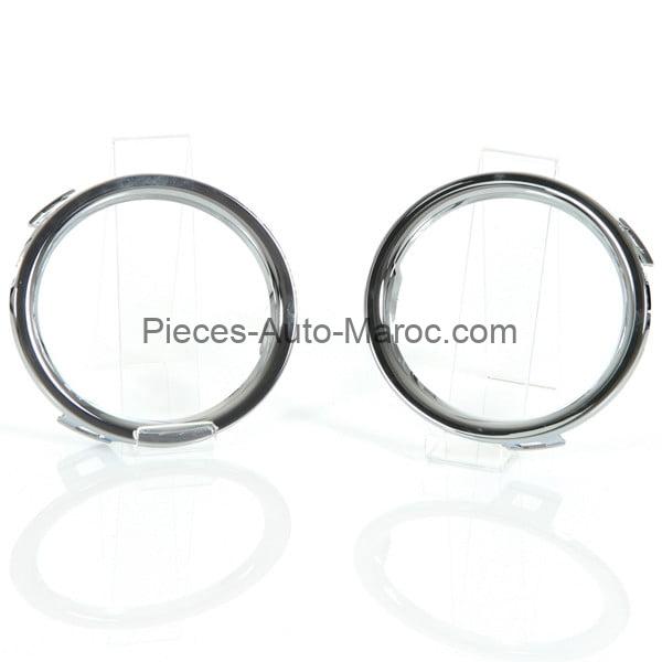 SET CONTOURS CHROMÉS POUR PHARES ANTIBROUILLARDS RENAULT CLIO MAROC