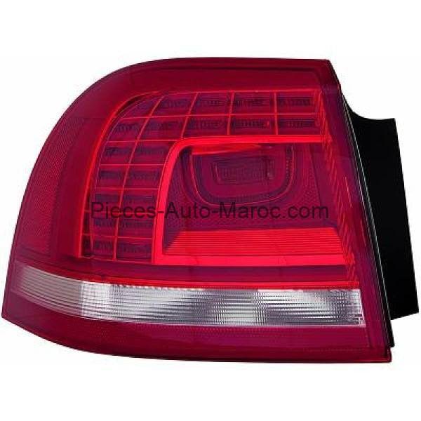 FEU ARRIÈRE DROIT EXTÉRIEURE AVEC PORTE-LAMPE VOLKSWAGEN TOUAREG MAROC