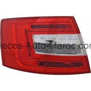 FEU ARRIÈRE GAUCHE LED PY21W SKODA OCTAVIA LIM KOMBI MAROC