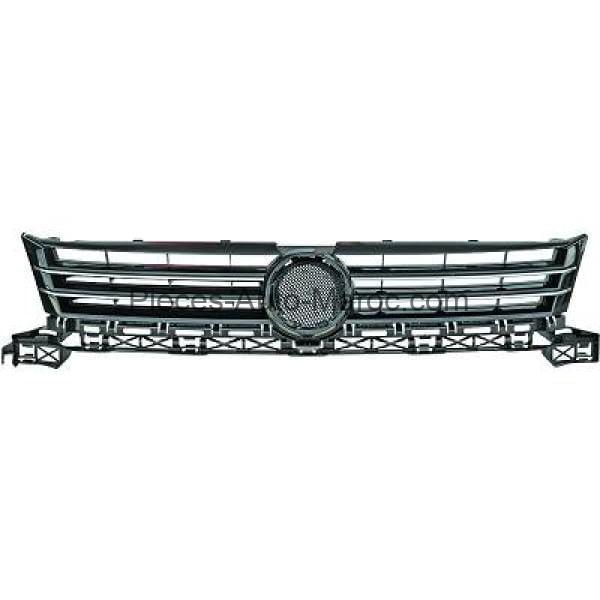 GRILLE DE CALANDRE CHROME NOIR VOLKSWAGEN TOURAN MAROC