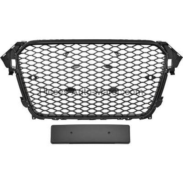 GRILLE DE CALANDRE NOIR BRILLANT POUR VERSION AVEC ASSISTANCE PARCTRONIC AUDI A4 MAROC