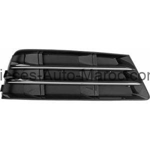 GRILLE DE PARE CHOCS DROIT CHROME NOIR SAUF VERSION S-LINE AUDI A4 MAROC