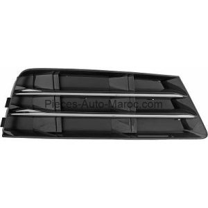 GRILLE DE PARE CHOCS DROIT CHROME NOIR SAUF VERSION S-LINE AUDI A4 MAROC