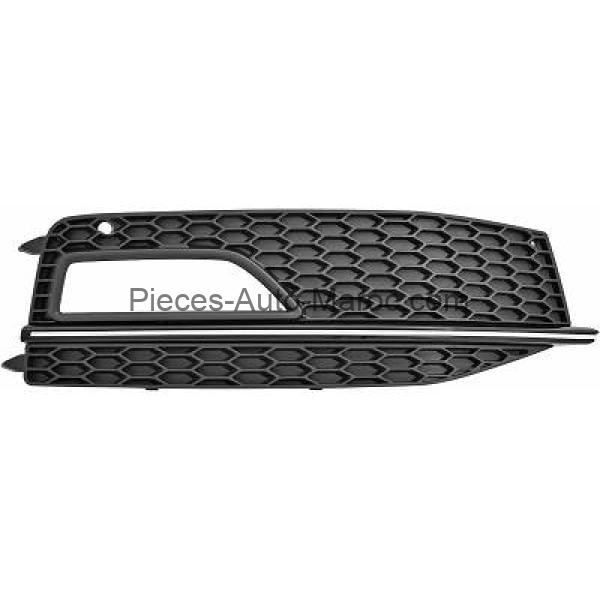 GRILLE DE PARE CHOCS DROIT NOIR VERSION SPORT AUDI A4 MAROC