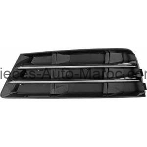 GRILLE DE PARE CHOCS GAUCHE CHROME NOIR SAUF VERSION S-LINE AUDI A4 MAROC