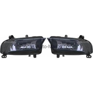 KIT DE PROJECTEURS ANTIBROUILLARD DROIT GAUCHE GRIS FUMÉE AUDI A4 MAROC