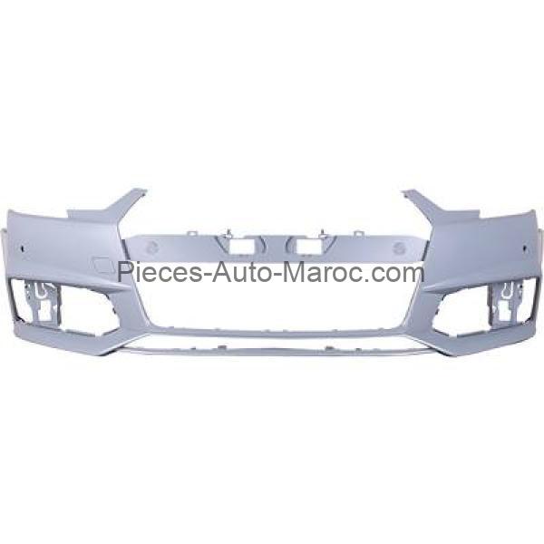 PARE CHOCS AVANT 2 ORIFICES SANS LAVE PHARE AUDI A4 MAROC