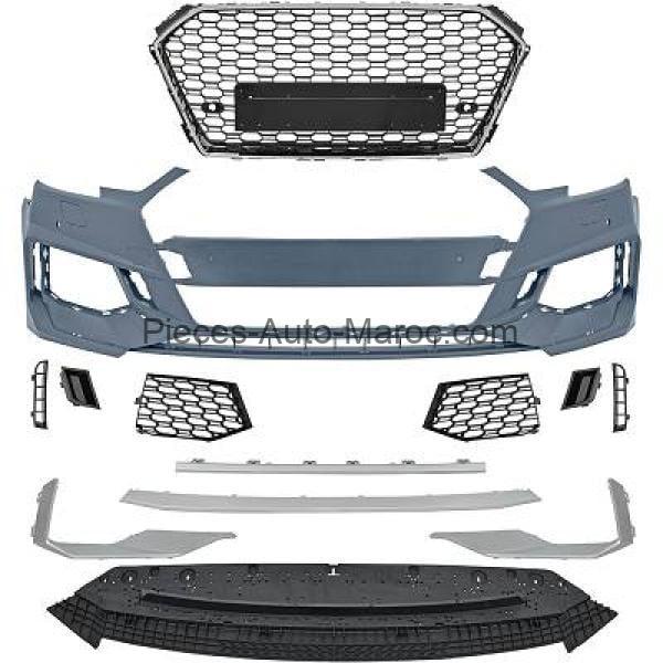 PARE CHOCS TYPE RS4 OPTIC AVANT TYPE SPORT AUDI A4 MAROC