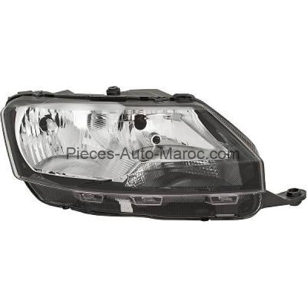PHARE DROIT H7 SKODA RAPID MAROC