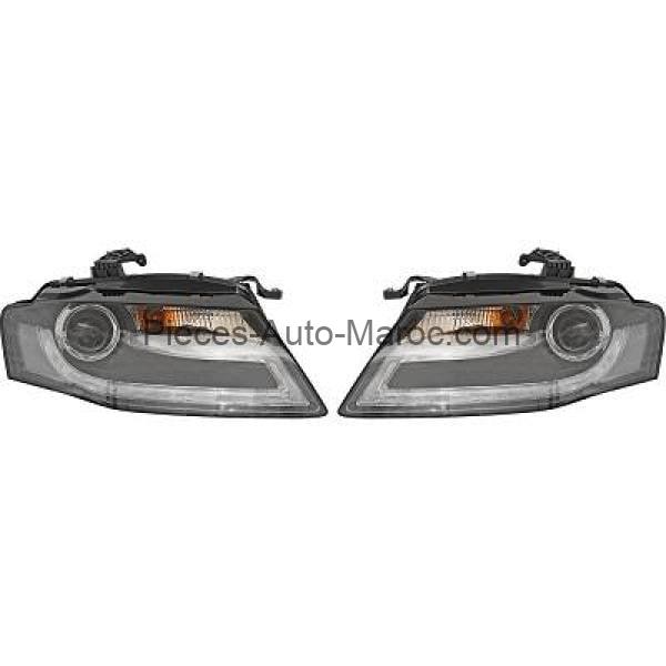 SET DE DEUX PHARES PRINCIPAUX PSY24W H7 AUDI A4 MAROC