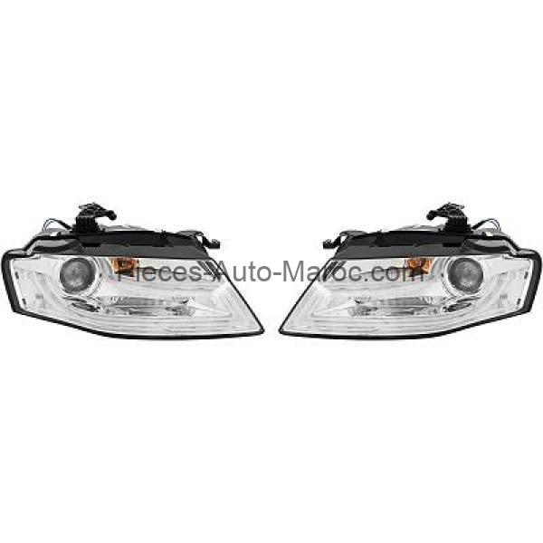 SET DE DEUX PHARES PRINCIPAUX PSY24W H7 AUDI A4 MAROC