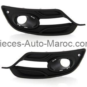 SET DE GRILLES NOIR PARE CHOCS AVANT RENAULT MEGANE MAROC