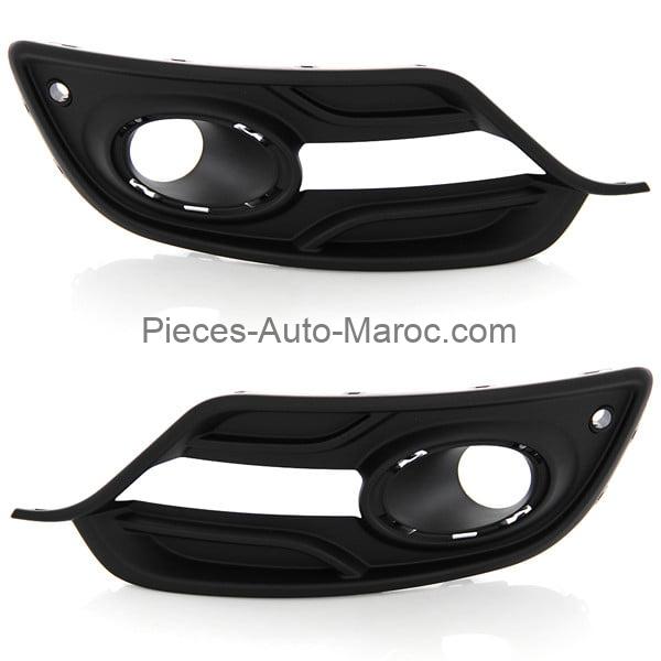 SET DE GRILLES NOIR PARE CHOCS AVANT RENAULT MEGANE MAROC