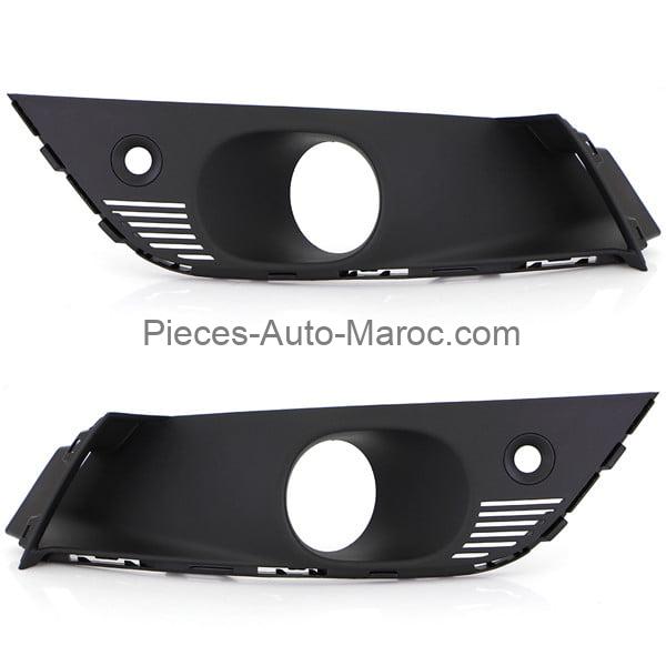 SET DE GRILLES NOIR PARE CHOCS AVANT RENAULT MEGANE MAROC