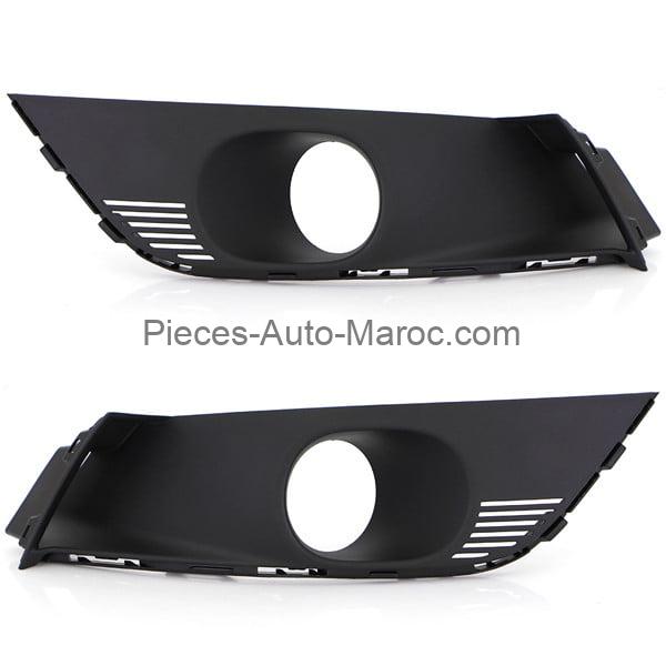 SET DE GRILLES NOIR PARE CHOCS AVANT RENAULT MEGANE MAROC