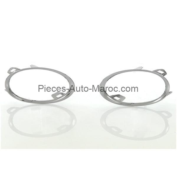 SET DES DEUX ENJOLIVEURS D' ANTIBROUILLARDS DROIT ET GAUCHE RENAULT MEGANE MAROC