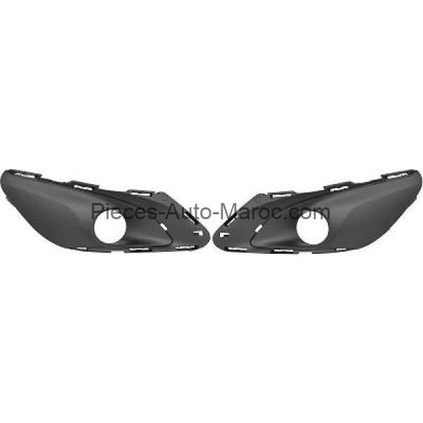 ENJOLIVEUR PARE CHOCS AVANT DROIT AVANT GAUCHE NOIR PEUGEOT 308 MAROC