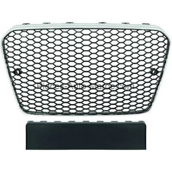 GRILLE DE CALANDRE CHROME NOIR AVANT POUR PARCTRONIC AUDI A5 MAROC