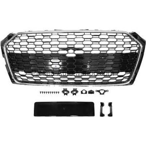 GRILLE DE CALANDRE CHROME NOIR POUR PARCTRONIC VERSION RS5-OPTIK AUDI A5 MAROC