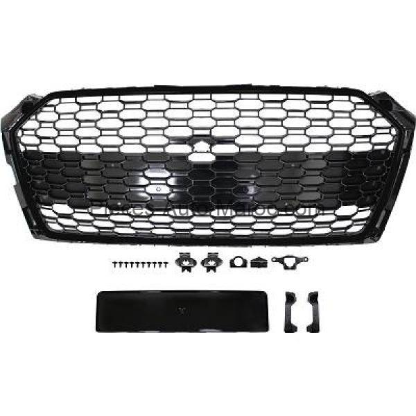 GRILLE DE CALANDRE NOIR POUR PARCTRONIC VERSION RS5-OPTIK AUDI A5 MAROC