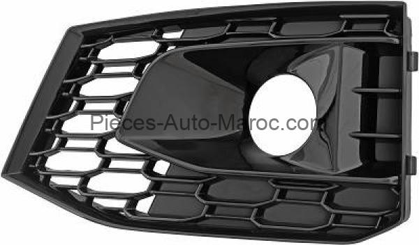 GRILLE DE PARE CHOCS GAUCHE NOIR BRILLANT AUDI A5 MAROC
