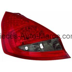 KIT DE PROJECTEURS PRINCIPAUX LED ROUGE NOIR LIMPIDE FORD FIESTA MAROC