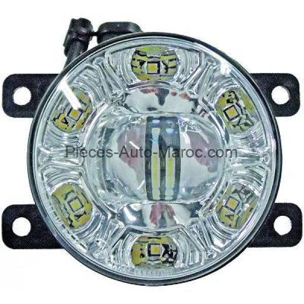 SET DE DEUX ANTIBROUILLARDS CHROME FORD FIESTA MAROC