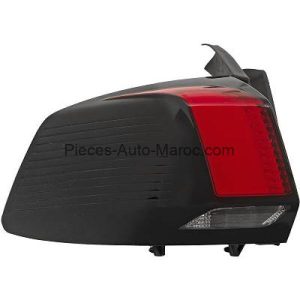 FEU ARRIÈRE GAUCHE EXTÉRIEURE ROUGE NOIR PEUGEOT 5008 MAROC
