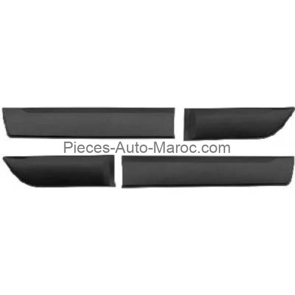 JEU DE BAGUETTES ET DE BANDES PROTECTRICES PORTE AVANT GAUCHE AVANT DROITE DACIA DUSTER MAROC